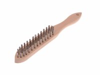 Faithfull 4 Row Wire Brush