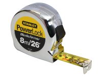 Stanley Powerlock 8m/26ft Tape Measure