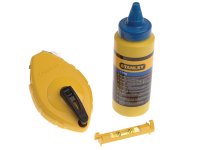 STANLEY® Chalk Line 30m Blue Chalk & Level