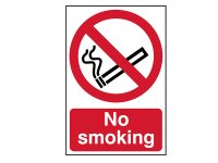Scan PVC Sign 200 x 300mm - No Smoking