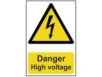 Scan PVC Sign 200 x 300mm - Danger High Voltage