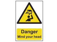 Scan PVC Sign 200 x 300mm - Danger Mind Your Head