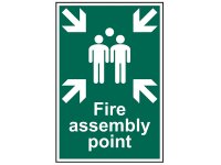 Scan PVC Sign 200 x 300mm - Fire Assembly Point