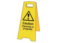 Scan Heavy Duty 'A' Board Sign - Caution Cleaning In Progress