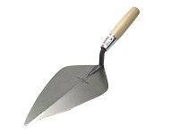 Marshalltown 34 Wide London Pattern Brick Trowel - Wooden Handle 11in