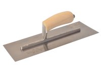 Marshalltown MXS13SS Plasterer's Finishing Trowel Stainless Steel Wooden Handle 13 x 5in