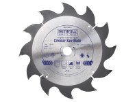 Faithfull TCT Circular Saw Blade 180 x 16mm x 12T POS