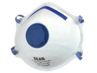 Scan Moulded Disposable Mask Valved FFP2 Protection (Pack 3)