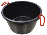 Faithfull Builder's Bucket 40 litre (9 gallon) - Black