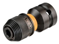 DeWalt DT7508 1/2in Drive to 1/4in Hex Impact Adaptor