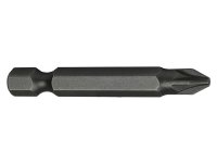 Faithfull Pozi S2 Grade Steel Screwdriver Bits PZ2 x 50mm (Pack 3)