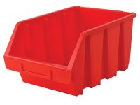 Faithfull Interlocking Storage Bin Size 3 Red 170 x 240 x 126mm