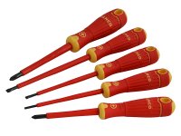 Bahco BAHCOFIT Insulated Scewdriver Set 5 Piece