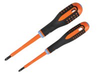 Bahco Insulated ERGO Combi Screwdriver Twin Pack