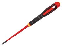 Bahco ERGO Slim VDE Insulated Slotted Screwdriver 4.0 x 100mm