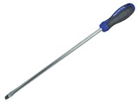 Faithfull Soft Grip Screwdriver Flared Slotted Tip 10.0 x 300mm
