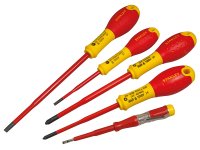 Stanley Tools FatMax® VDE Insulated Screwdriver Set, 5 Piece Plusminus