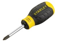 Stanley Tools Cushion Grip Stubby Screwdriver Phillips Tip PH1 x 45mm