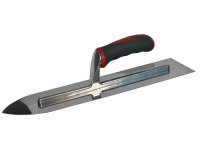 Faithfull Flooring Trowel Stainless Steel Soft Grip Handle 16 x 4in