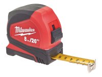 Milwaukee Pro Compact Tape Measure 8m/26ft (Width 25mm)
