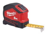 Milwaukee Autolock Tape Measure 8m/26ft (Width 25mm)