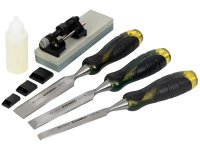 Roughneck Bevel Edge Chisel & Sharpening Kit, 6 piece