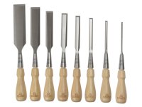 Stanley Tools Sweetheart Socket Chisel Set, 8 Piece: 3 6 8 12 15 18 25 & 32mm