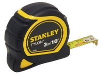 Stanley Tools Tylon Pocket Tape 3m/10ft (Width 13mm) Loose