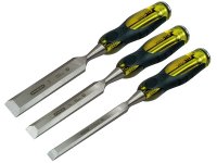 Stanley Tools FatMax® Bevel Edge Chisel with Thru Tang Set, 3 Piece