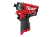 Milwaukee M12 FID-0 FUEL Sub Compact 1/4in Impact Driver 12V Bare Unit
