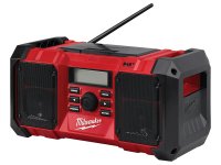 Milwaukee M18 JSRDAB-0 DAB Digital Jobsite Radio 240V & 18V Li-ionBare Unit