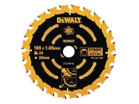 DeWalt Extreme Framing Circular Saw Blade 165 x 20mm x 24T