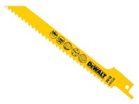 DeWalt Bi-Metal Reciprocating Blade for Wood, Fine Fast Cuts 152mm x 6 TPI (Pack 5)