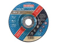 Faithfull Depressed Centre Metal Cut Off Disc 100 x 3.2 x 16mm