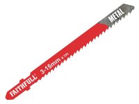 Faithfull Metal Cutting Jigsaw Blades Pack of 5 T127D