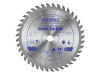 Faithfull TCT Circular Saw Blade 180 x 16mm x 40T POS