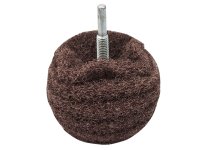 Flexipads World Class Scruff Ball 75mm / 3in Brown Coarse