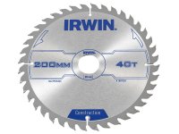 Irwin Construction Circular Saw Blade 200 x 30mm x 40T ATB
