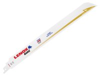Lenox 12110GR Gold® Extreme Reciprocating Saw Blades 300mm 10 TPI (Pack 5)
