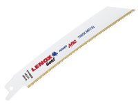 Lenox 614GR Gold® Metal Cutting Reciprocating Saw Blades 150mm 14 TPI (Pack 5)