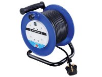 Masterplug Heavy-Duty Cable Reel 240V 13A 4-Socket Thermal Cut-Out 30m