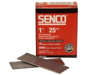 Senco Straight Brad Nails Galvanised 16G x 25mm (Pack 2000)