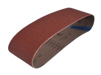 Faithfull Cloth Sanding Belt 533 x 75mm Coarse 60G (Pack 3)