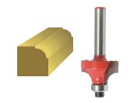 Faithfull Router Bit TCT Ovolo 13.3mm 1/4in Shank