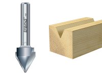 Trend 11/5 x 1/4 TCT V-Groove Cutter 60° 10.3 x 12.7mm