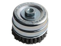 Lessmann Knot Cup Brush 100mm M14x2.0, 0.50 Steel Wire*