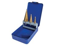 BlueSpot Tools Step Drill Set 4-32mm 3 Piece