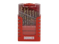 Dormer A095 Compact Set HSS TiN Drill Set of 19 1.0-10 x 0.5mm