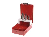 Faithfull HSS Taper Drill Bit Set of 3