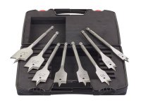 Milwaukee Wood Boring Flat Bit Set, 8 Piece